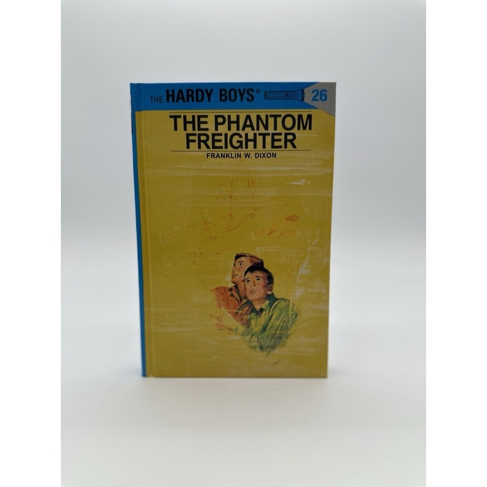 The Hardy Boys Book Unisex OS Yellow The Phantom Freighter Mystery #26 Hardcover